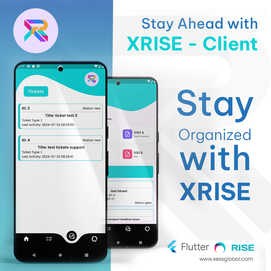 Xrise-Clients Mobile App for Rise CRM - 3